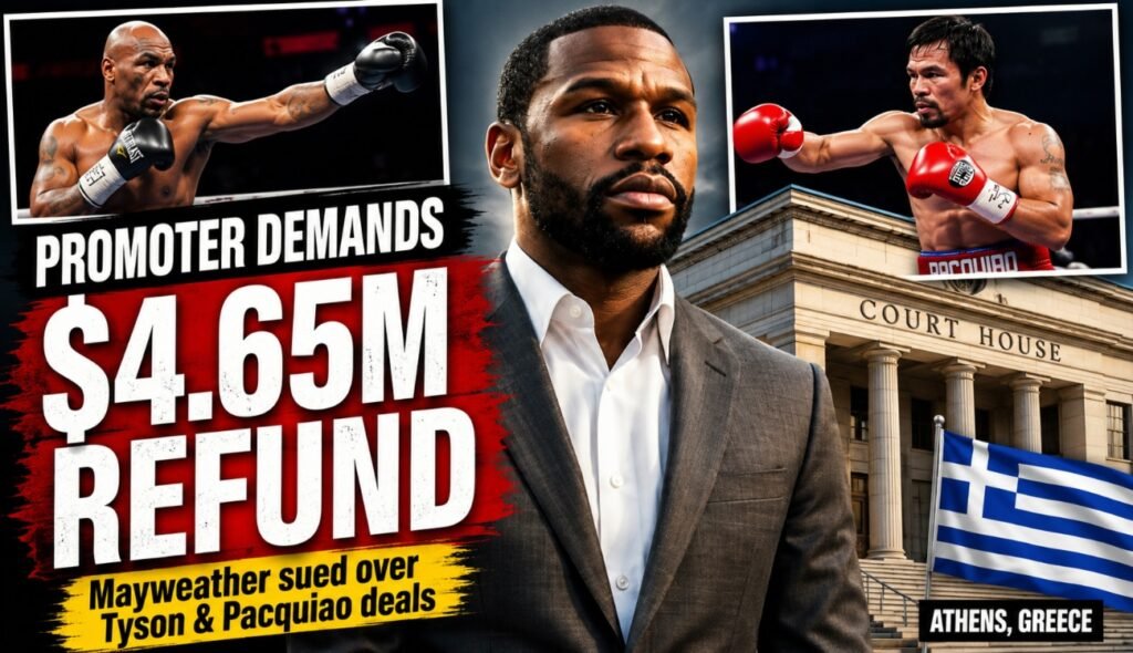 Promoter Demands $4.65M Refund From Floyd Mayweather For Scrapped Tyson And Pacquiao Exhibitions Image: Promoter Demands $4.65M Refund From Floyd Mayweather For Scrapped Tyson And Pacquiao Exhibitions