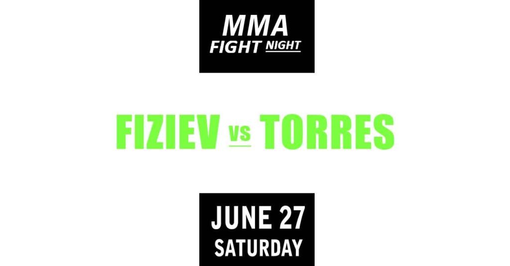 Rafael Fiziev vs Manuel Torres full fight video UFC Fight Night 280 poster by ATBF