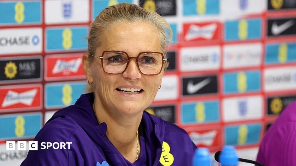 Sarina Wiegman: England need setbacks to improve, says Lionesses manager Sarina Wiegman at a media conference