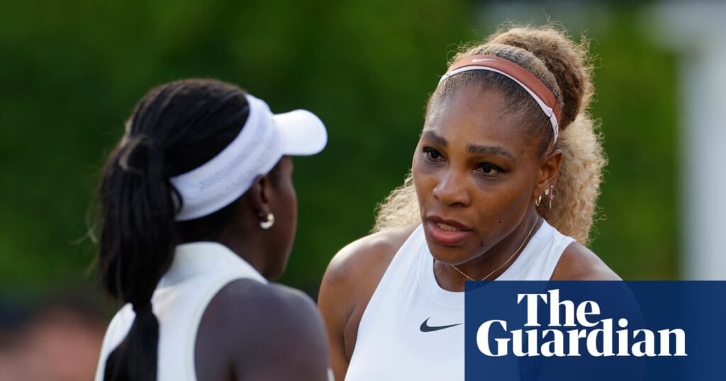 Serena Williams makes winning return to tennis with victory in Queen’s doubles | Serena Williams Serena Williams makes winning return to tennis with victory in Queen’s doubles | Serena Williams