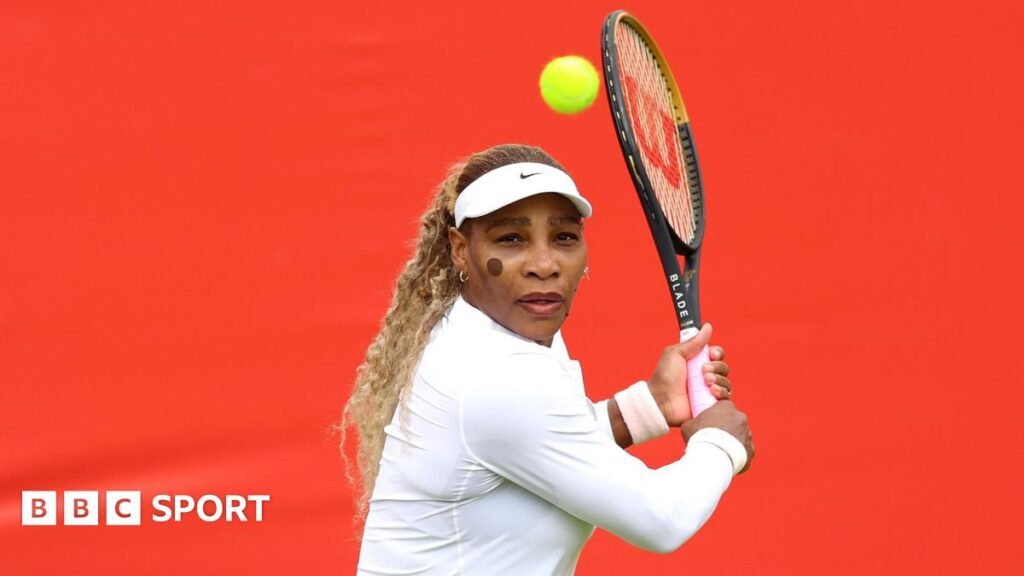Serena Williams says she has ‘nothing to prove’ on comeback – so why is 23-time Grand Slam singles champion returning? Serena Williams hits a return during practice at Queen's