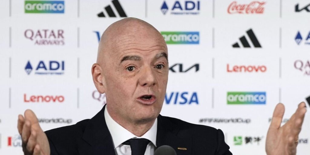 The ongoing corruption of the World Cup by Gianni Infantino (aged 56 1/4) The ongoing corruption of the World Cup by Gianni Infantino (aged 56 1/4)