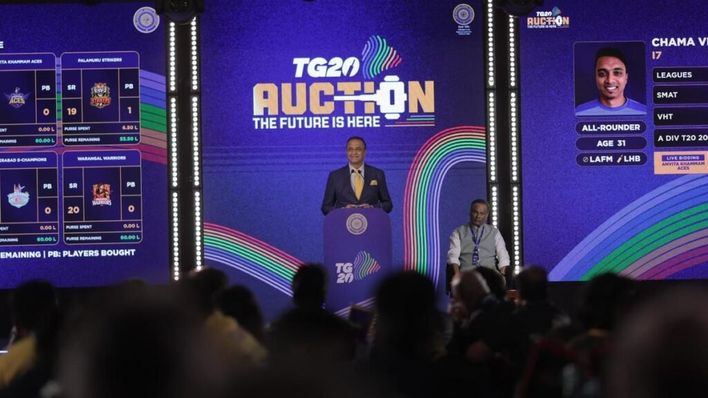 Tilak, Siraj headline major signings at inaugural TG20 auction Tilak, Siraj headline major signings at inaugural TG20 auction