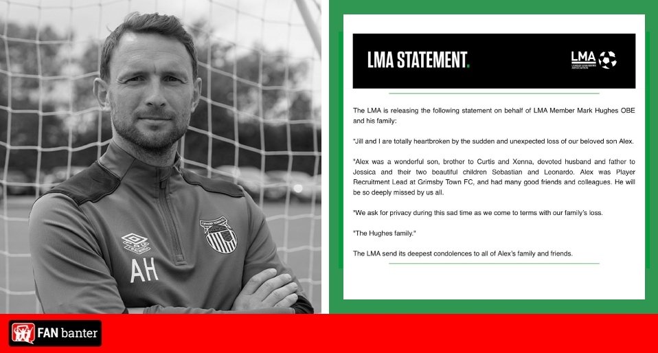 Tributes paid with Mark Hughes “heartbroken” after the death of his son Alex aged 38 Tributes paid with Mark Hughes "heartbroken" after the death of his son Alex aged 38