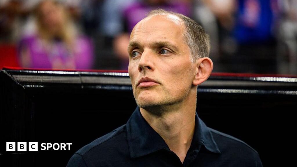 What Tuchel is doing different to Southgate’s England Image of Thomas Tuchel looking on from the touchline in England's opening game of the World Cup 2026