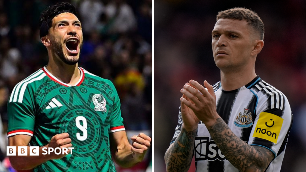 Wolves: Championship side sign Kieran Trippier and are in Raul Jimenez talks A split graphic of Raul Jimenez and Kieran Trippier