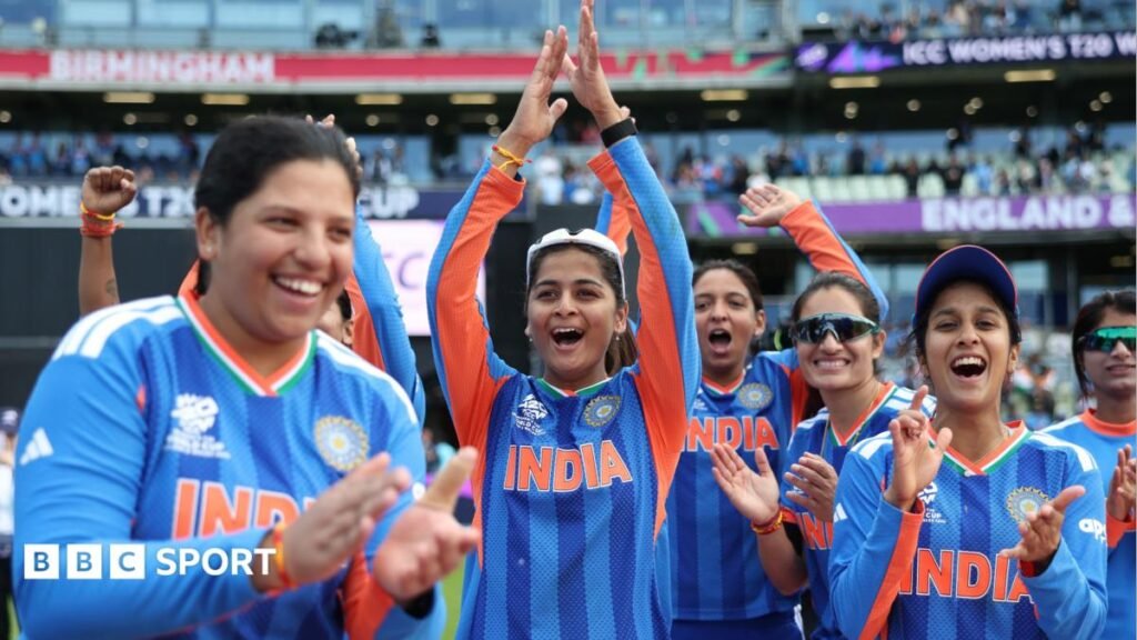 Women’s T20 World Cup: Smriti Mandhana and Deepti Sharma star as India beat Pakistan Bangladesh bowler Ritu Moni celebrates a wicket against the Netherlands