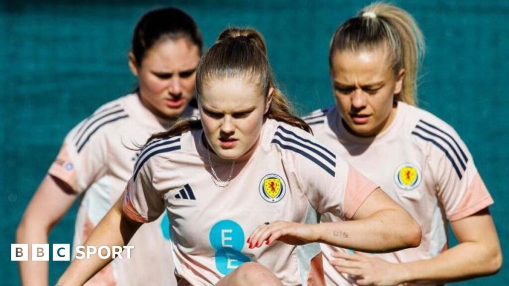 Women’s World Cup qualifiying: Scotland players have not discussed Israel boycott Scotland players training