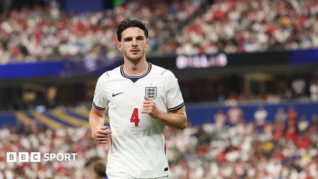 World Cup 2026: England’s Declan Rice feels like he will get an assist at every corner Declan Rice in action for England against Croatia