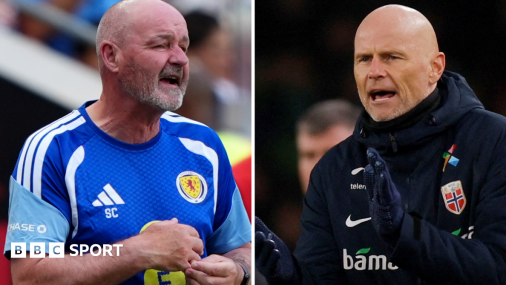 World Cup 2026: Norway boss brands Scotland’s Clarke ‘unprofessional’ Scotland head coach Steve Clarke and Norway counterpart Stale Solbakken