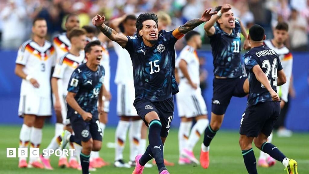 A picture of the World Cup predictor, with text alongside reading "Predict the World Cup"