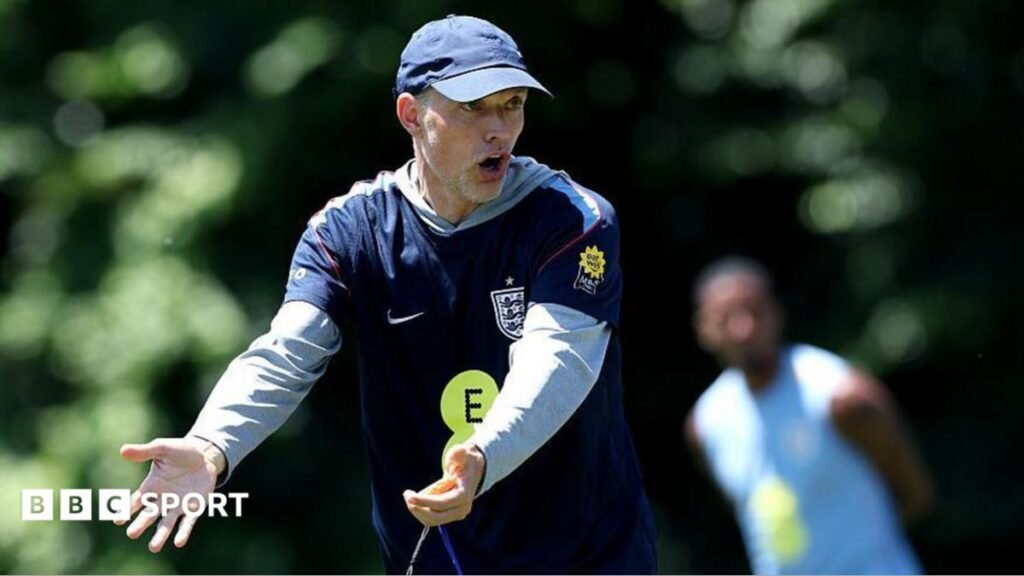 World Cup 2026: Thomas Tuchel not afraid to shout at England players, says Ollie Watkins Thomas Tuchel during England training