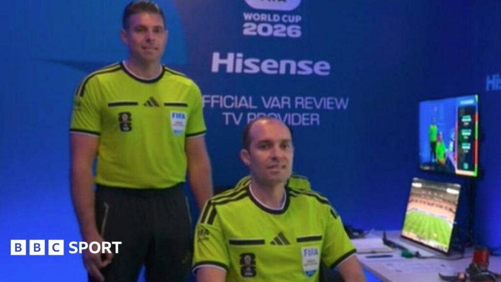 World Cup 2026: VAR official Shaun Evans who made hand gesture returns to duty Australian referee Shaun Evans gestures during the World Cup 2026 qualifying match between Qatar and United Arab Emirates