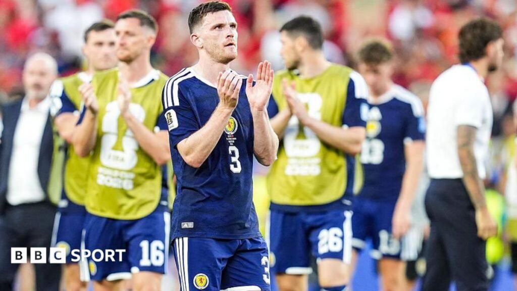 World Cup 2026: What are Scotland’s chances of progressing as a best third-place side? Andy Robertson applauds after Scotland's loss to Morocco