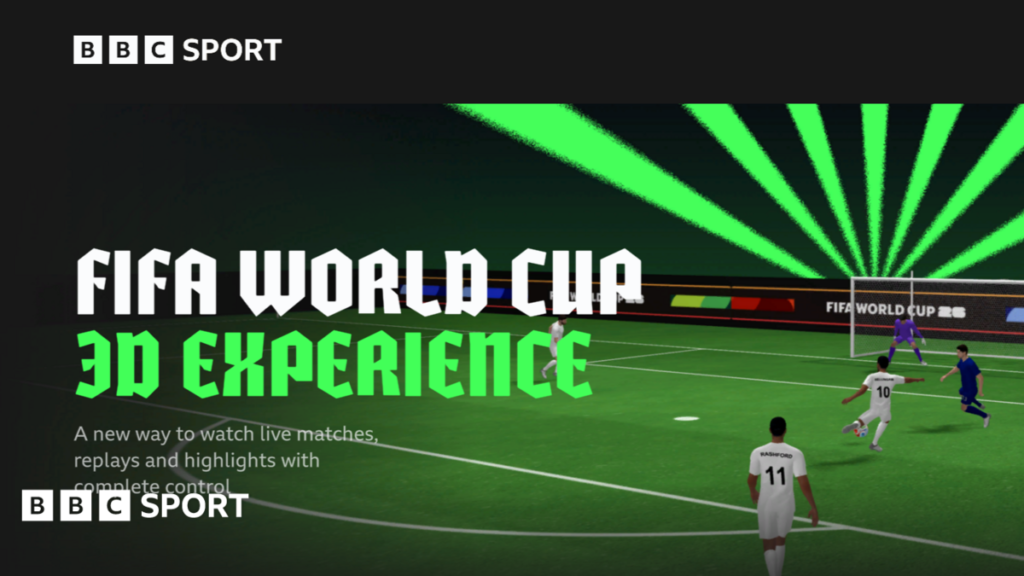 World Cup 2026: What is BBC’s 3D Live Match Experience and how does it work? AMA banner