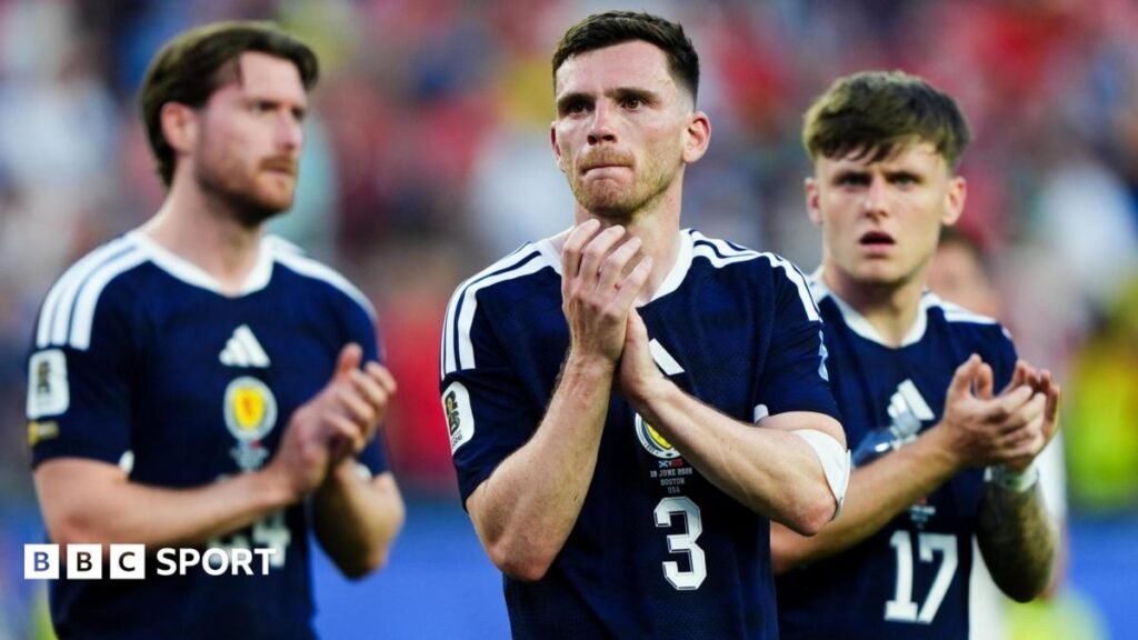 World Cup 2026: Why Scotland can’t play for draw or narrow defeat against Brazil Scotland's Andy Robertson following the World Cup Group C match at the Boston Stadium, Foxborough.