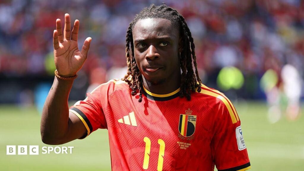 World Cup 2026: Why childbirth still prompts debate in men’s football Jeremy Doku waves to the crowd while playing for Belgium