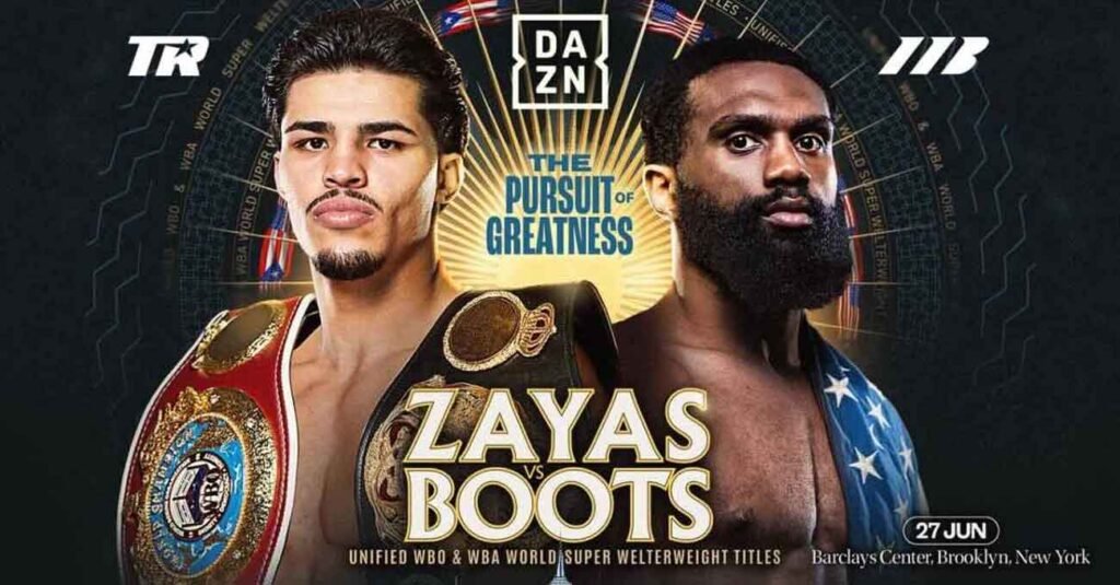 Xander Zayas vs Jaron Ennis full fight video poster 2026-06-27