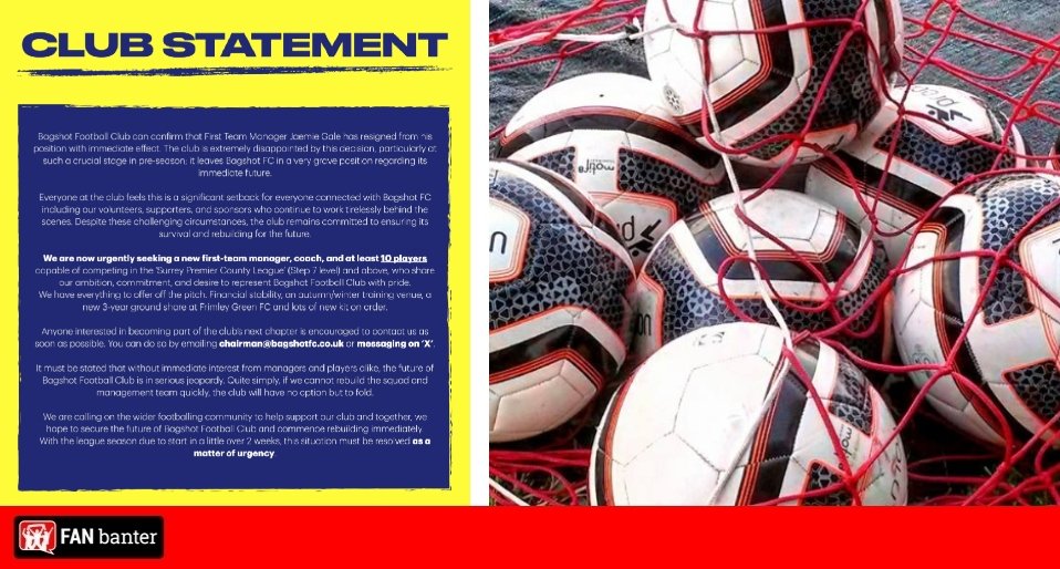 ‘A matter of urgency’ – 11th tier club in a ‘very grave position regarding it’s immediate future’ 'A matter of urgency' - 11th tier club in a 'very grave position regarding it's immediate future'