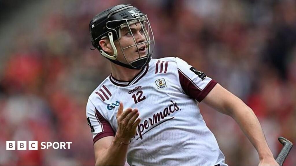 All-Ireland hurling semi-final: Galway dominate Cork to reach final Darrach Neary celebrates scoring his first-half goal