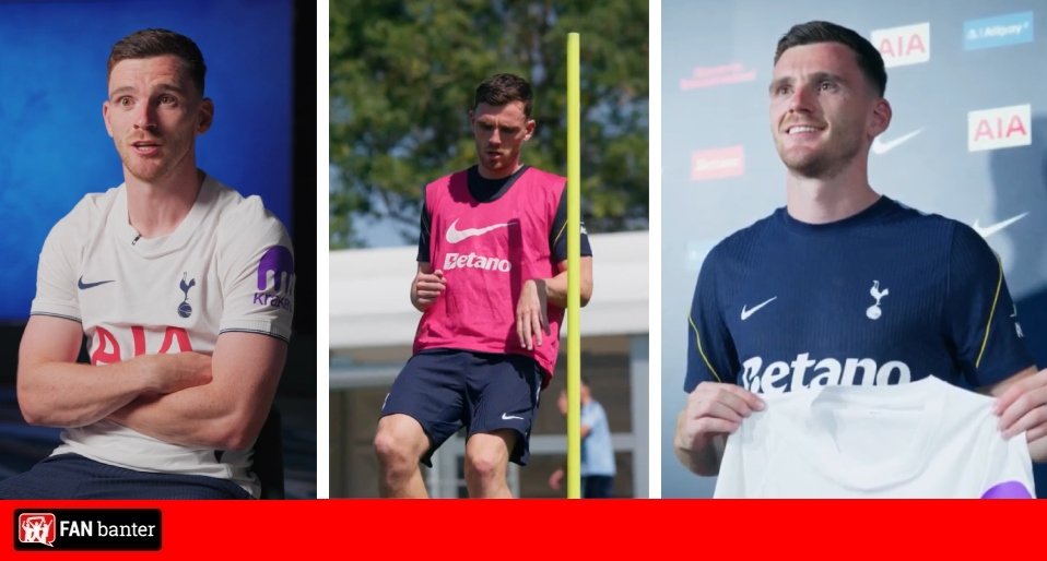 Andy Robertson gives his first interview on signing for Tottenham after 9 years with Liverpool