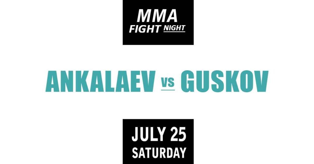 Magomed Ankalaev vs Bogdan Guskov full fight video UFC Fight Night 282 poster by ATBF
