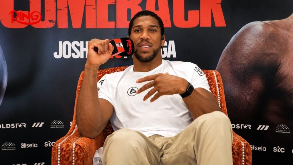 Anthony Joshua Says Talk Means Nothing Until The Bell Rings Anthony Joshua Says Talk Means Nothing Until the Bell Rings