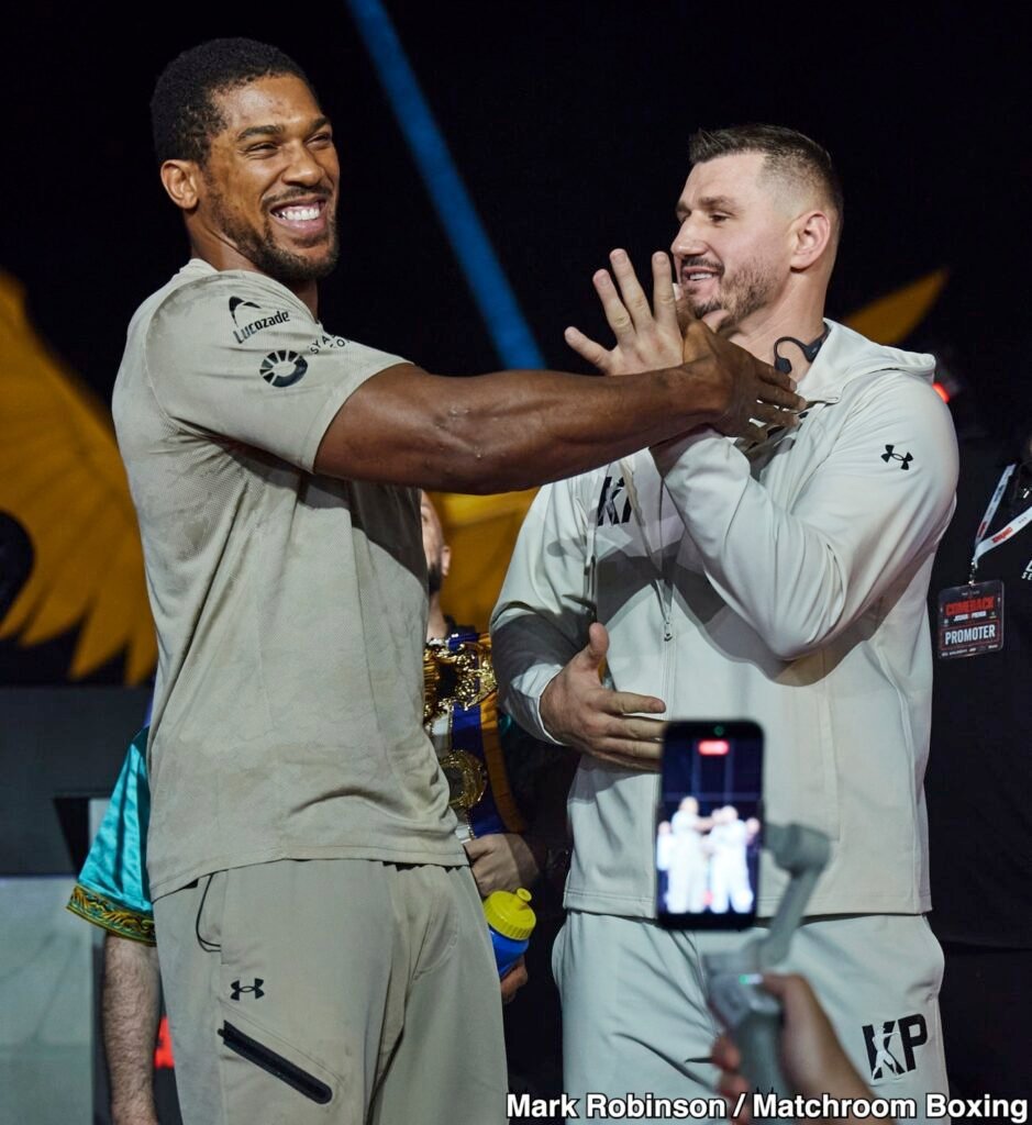 Anthony Joshua Warns Kristian Prenga Poses Real Heavyweight Threat Anthony Joshua Warns Kristian Prenga Poses Real Heavyweight Threat
