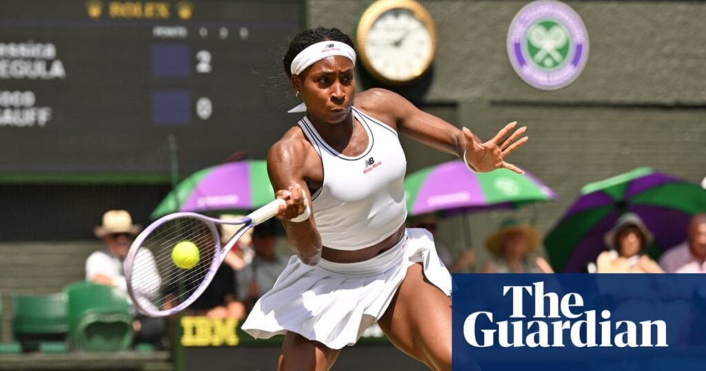 Coco Gauff fights back to sink Jessica Pegula and reach Wimbledon semi-final | Wimbledon 2026 Coco Gauff fights back to sink Jessica Pegula and reach Wimbledon semi-final | Wimbledon 2026