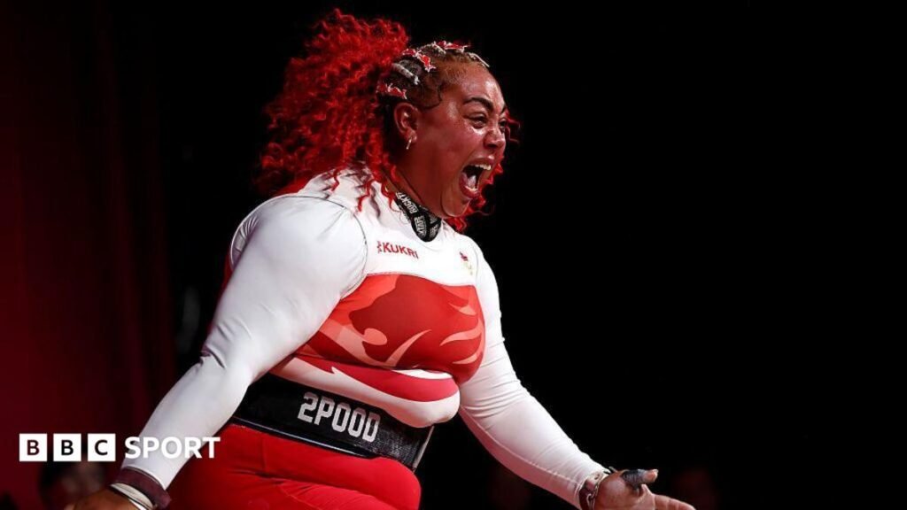 Commonwealth Games 2026: England’s Emily Campbell retains weightlifting title Emily Campbell celebrates winning gold in weightlifting