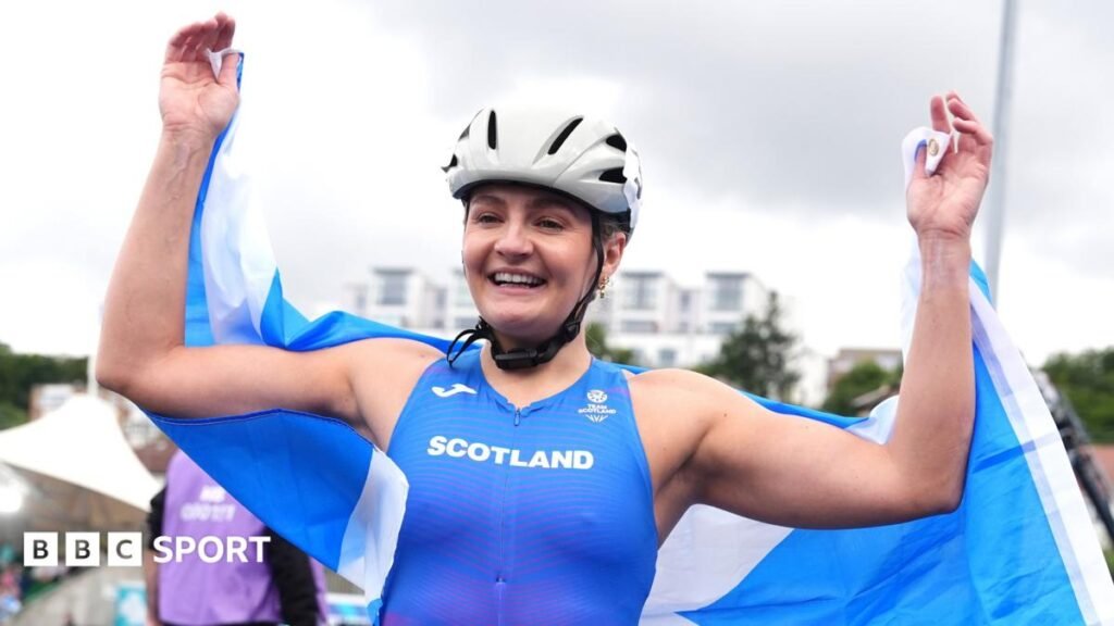 Commonwealth Games 2026: Melanie Woods wins gold in restaged race Melanie Woods