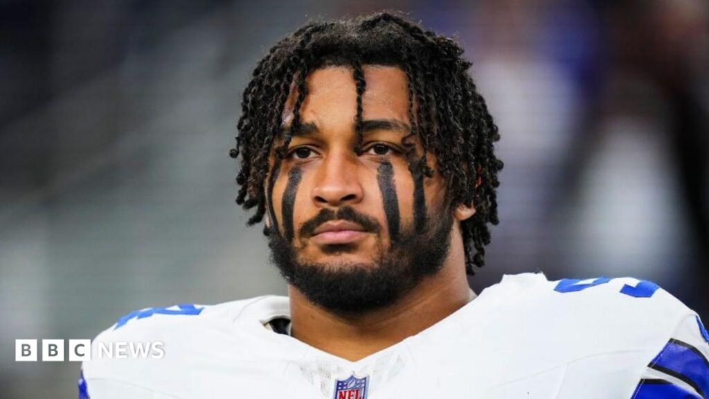 Marshawn Kneeland during a Cowboys game