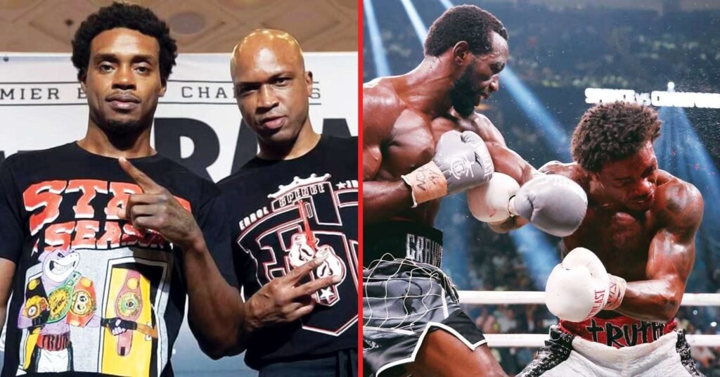 Derrick James reveals the injury Errol Spence suffered from sparring partner before Crawford fight Derrick James reveals the injury Errol Spence suffered from sparring partner before Crawford fight