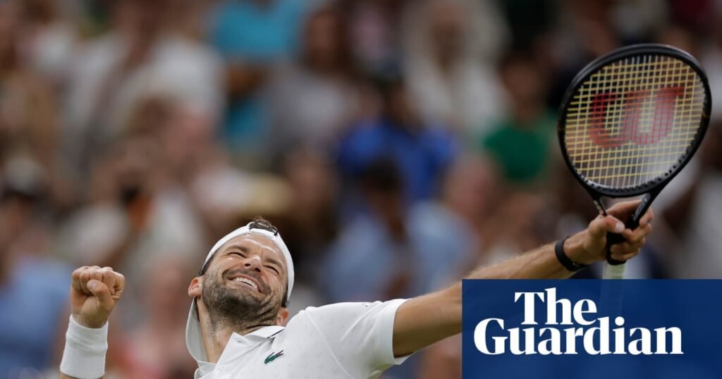 Dimitrov ‘so happy’ to hold off Berrettini fightback in cathartic Wimbledon win | Wimbledon 2026 Dimitrov ‘so happy’ to hold off Berrettini fightback in cathartic Wimbledon win | Wimbledon 2026