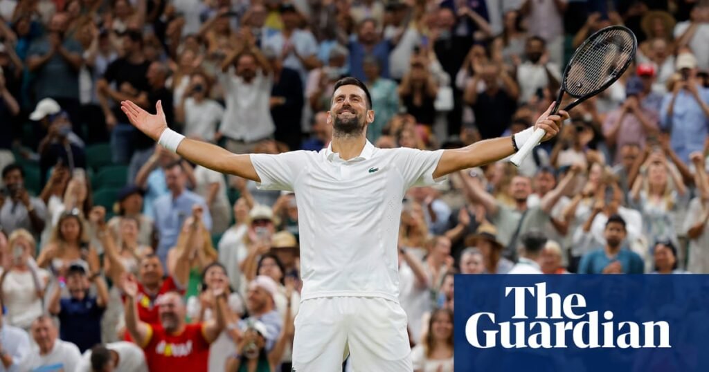 Djokovic sees off Auger-Aliassime in Wimbledon epic to set up Sinner semi-final | Wimbledon 2026 Djokovic sees off Auger-Aliassime in Wimbledon epic to set up Sinner semi-final | Wimbledon 2026