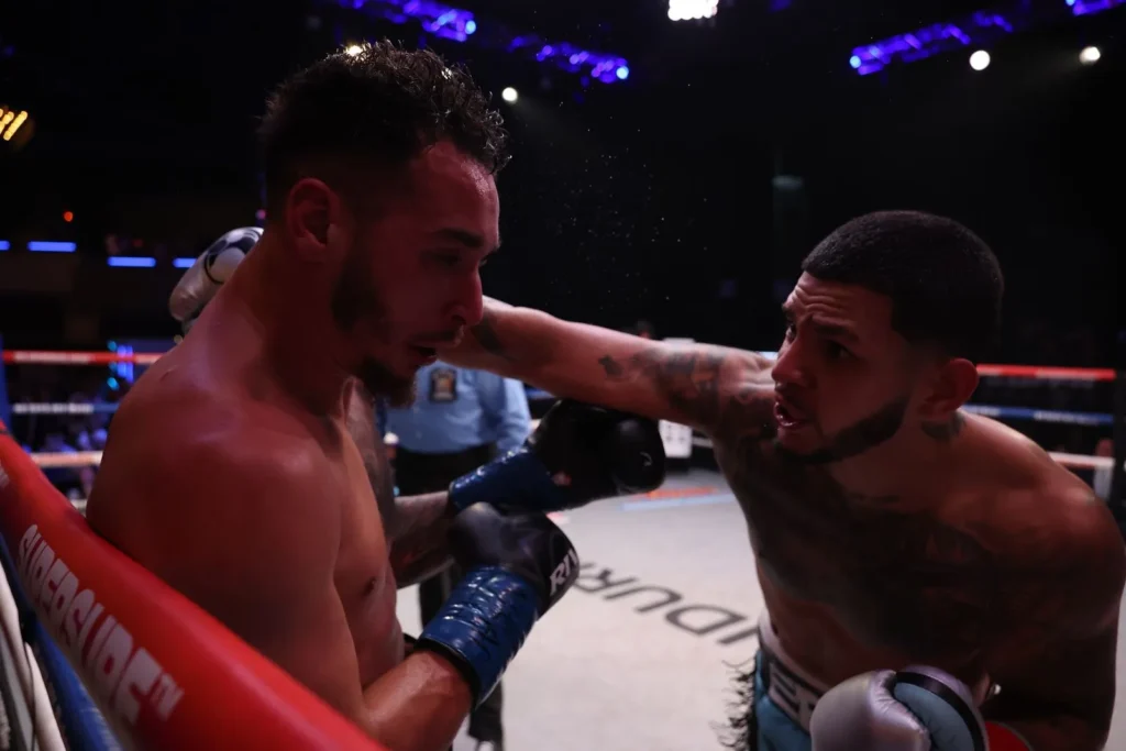 Edgar Berlanga wins exciting shootout, gets off canvas to stop Steven Butler in seven 'HE SHOWED WEAKNESSES' Brandon Figueroa Talks Bruce Carrington and Naoya Inoue Mega Fights