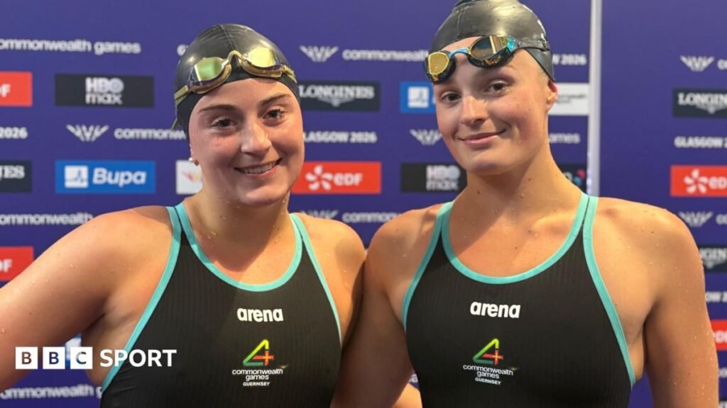 Elodie & Delphine Riley: Guernsey sisters race each other at 2026 Commonwealth Games Anti-doping test kit