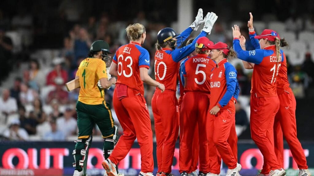 England downs South Africa to set up Women’s T20 World Cup final England downs South Africa to set up Women's T20 World Cup final