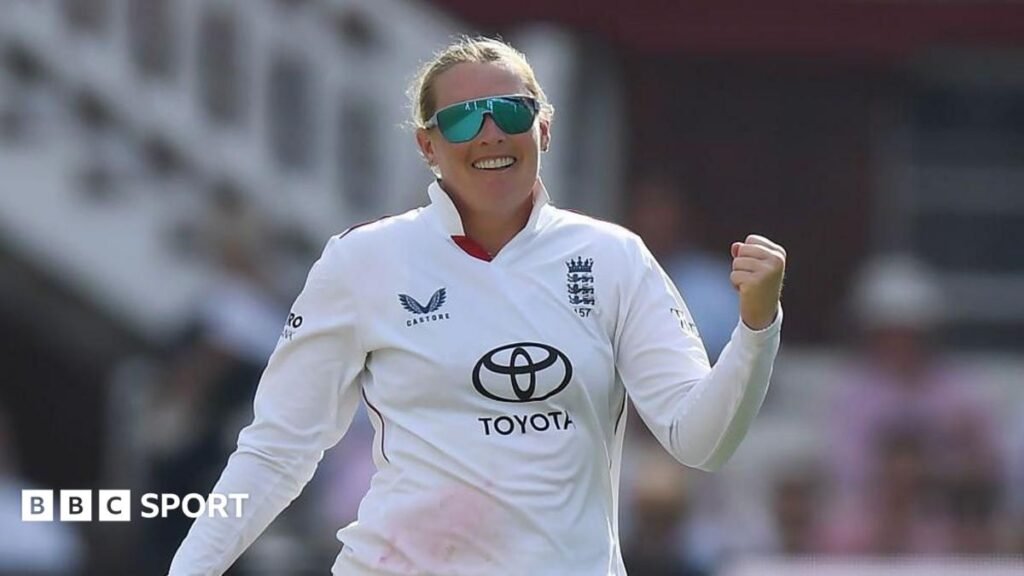 England vs India: Sophie Ecclestone leads fightback on day one of historic Lord’s Test BBC Sport microphone and phone