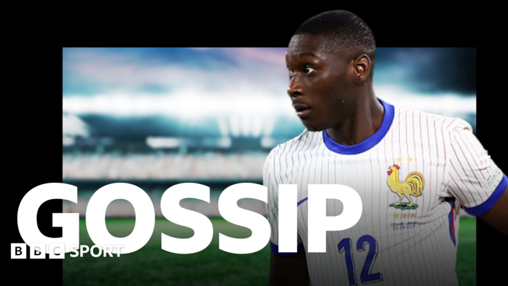 Football gossip: Kolo Muani, Tzolis, Rashford, Bouaddi, Kone, Tchouameni, Read A graphic of Premier League players from every team in the division in 2025-26 season, with the Premier League trophy in front of them.