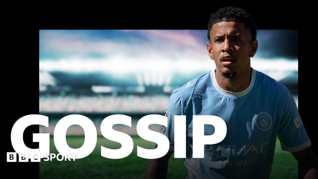 Football gossip: Savinho, Foden, Rodri, Nelson, Upson, Palhinha, Romero A graphic of Premier League players from every team in the division in 2025-26 season, with the Premier League trophy in front of them.
