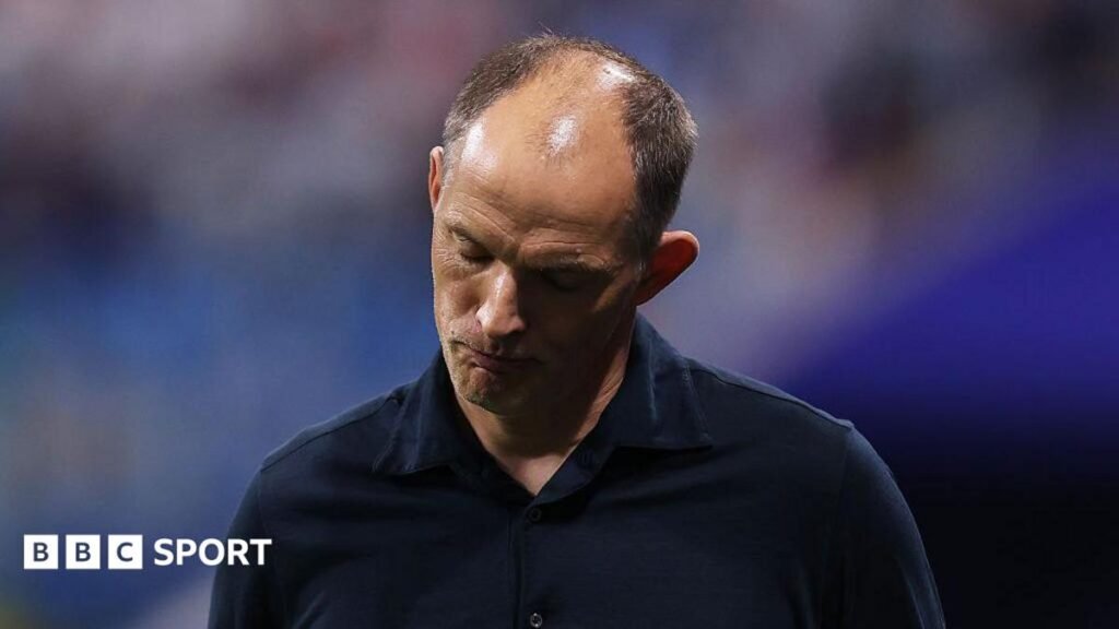 From Gareth Southgate to Thomas Tuchel – has anything changed for England? Thomas Tuchel, manager of England, bows his head during the FIFA World Cup 2026 semi-final match between England and Argentina