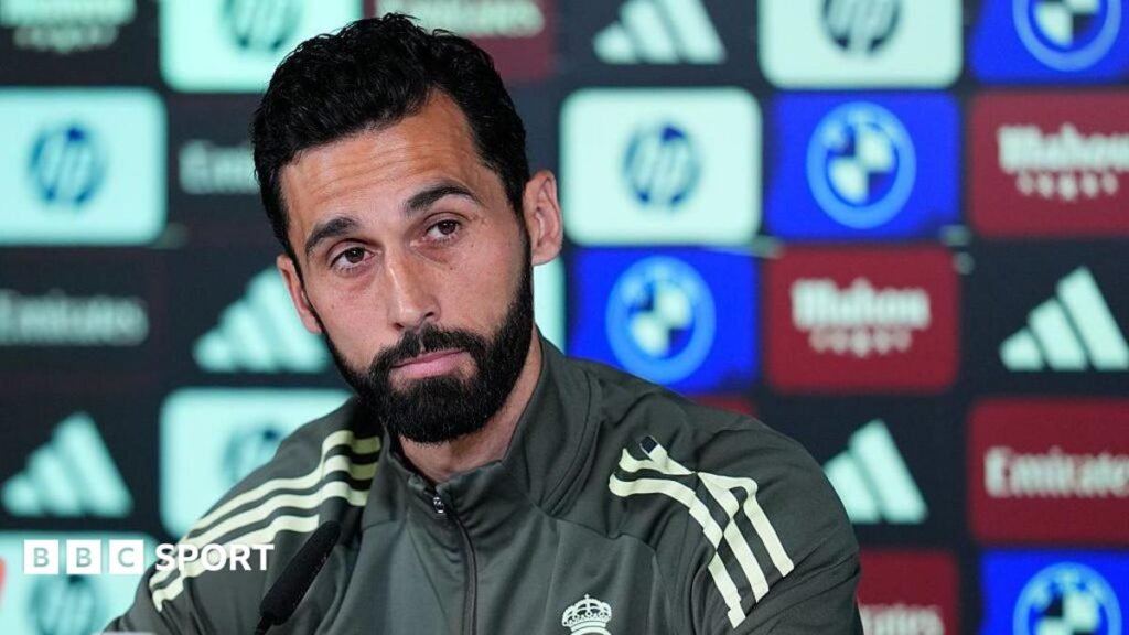 Fulham appoint Alvaro Arbeloa as Marco Silva’s successor as head coach Alvaro Arbeloa in a Real Madrid news conference