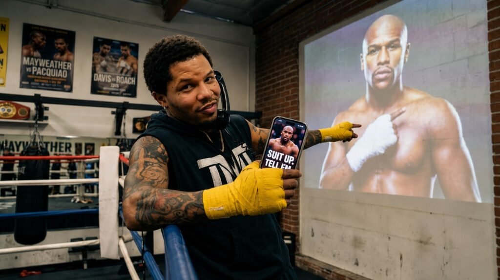 Image: Gervonta Davis Casts Wide Net, Calls Out Floyd Mayweather After Haney Offer