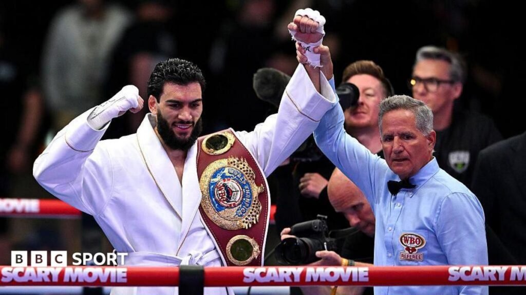 Hamzah Sheeraz: British WBO super middleweight world champion uses Eden Hazard inspiration Anti-doping test kit