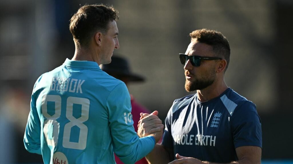 Harry Brook praises ‘awesome’ departing Test coach Brendon McCullum