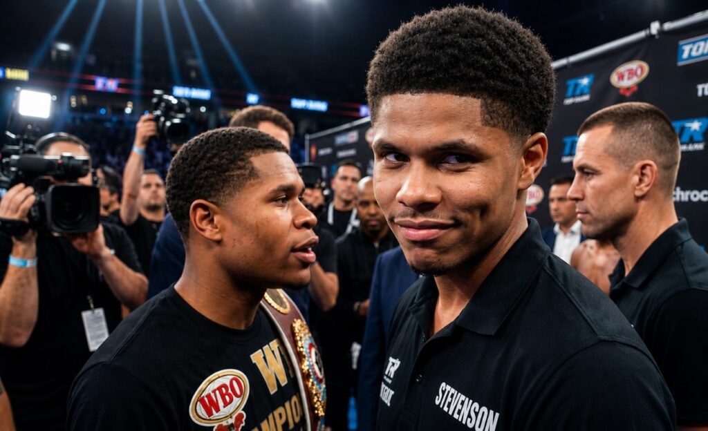 Is Shakur Forcing Haney’s Hand To Help Keyshawn Davis? Image: Is Shakur Forcing Haney