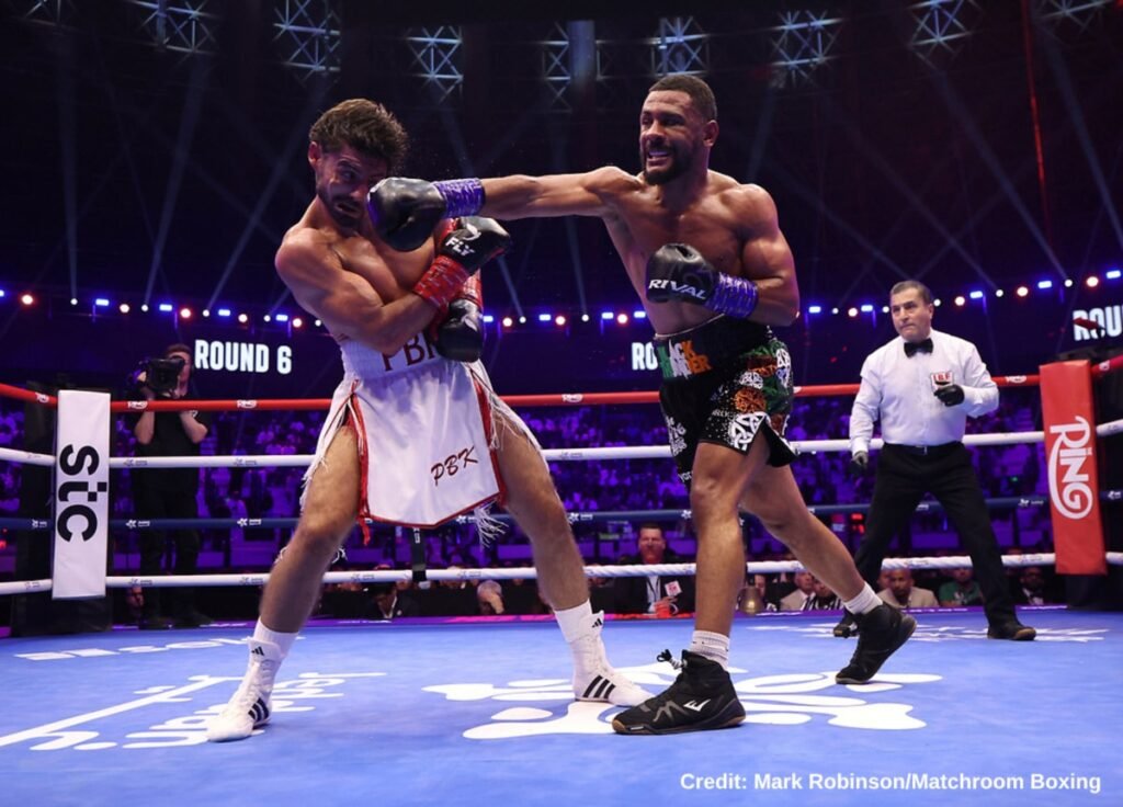 Image: Josh Kelly Retains IBF Title After Grueling Win Over Caoimhin Agyarko