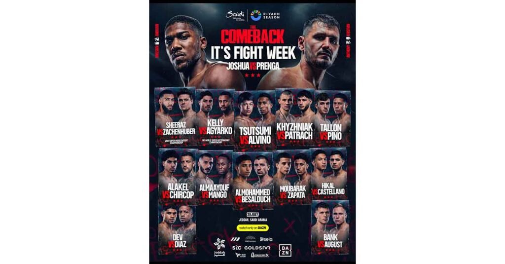 Josh Kelly vs Agyarko FULL fight Video & highlights 2026 IBF Anthony Joshua vs Kristian Prenga full fight video poster 2026-07-25