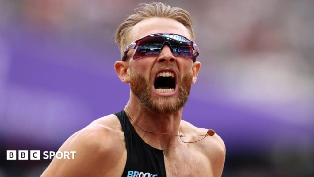 London Diamond League results: Josh Kerr smashes men’s mile world record Great Britain's Josh Kerr celebrates after breaking the men's mile world record